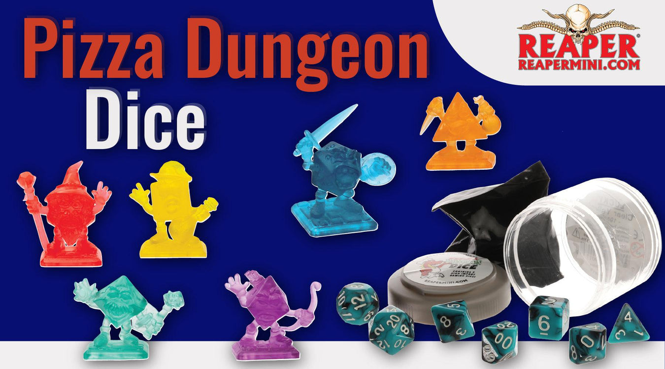Reaper Pizza Dungeon Dice