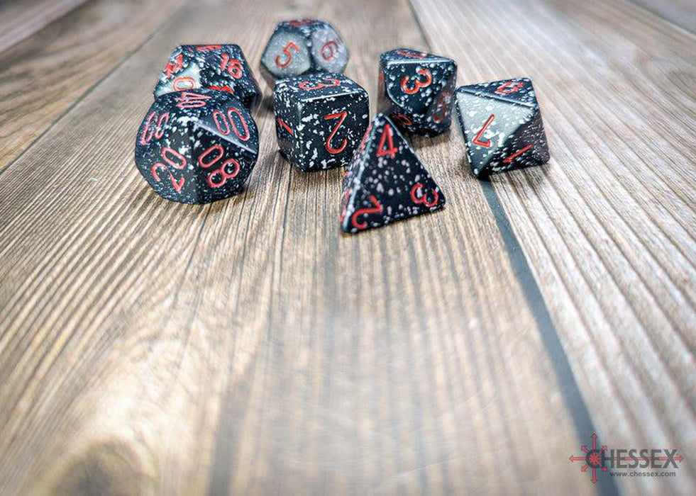 CHX25308 - Chessex: Speckled Space Polyhedral 7-Dice Set