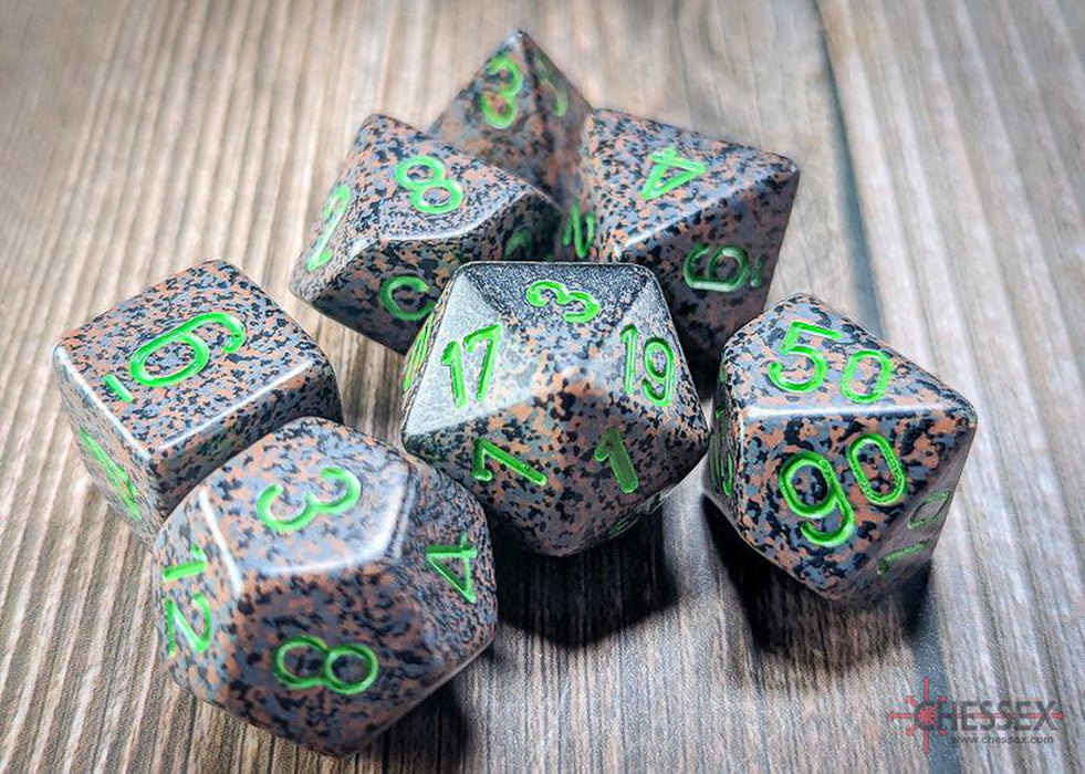 CHX25310 - Chessex: Speckled Earth Polyhedral 7-Dice Set