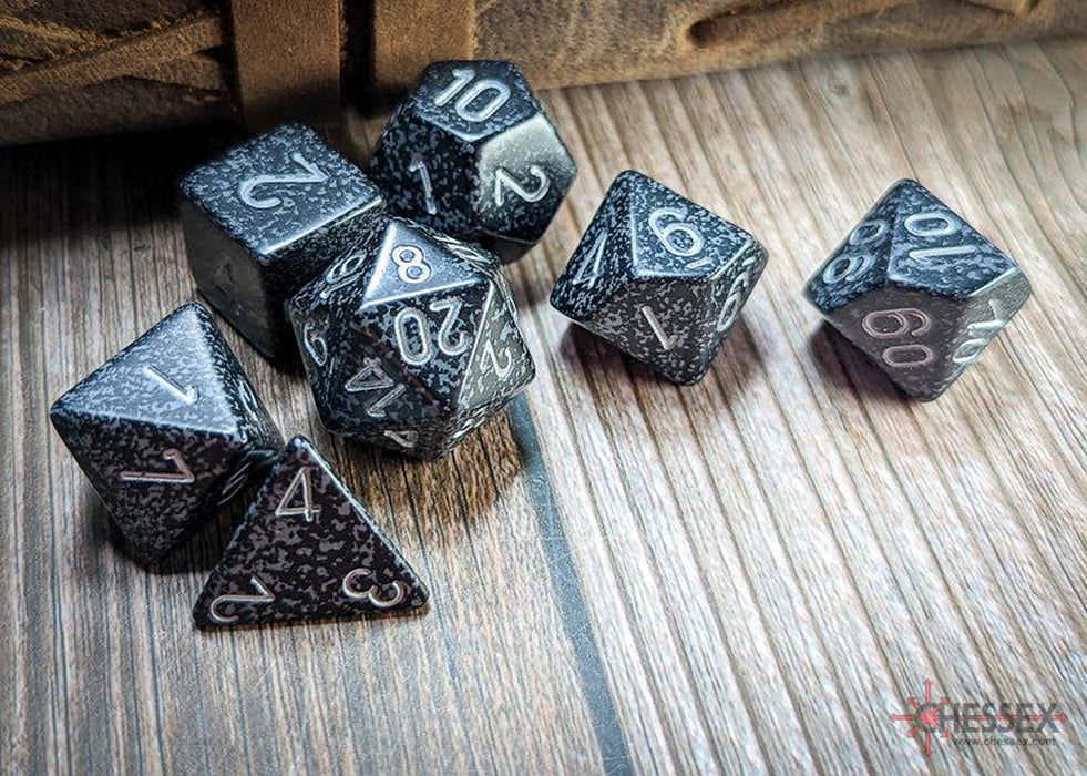 CHX25318 - Chessex: Speckled Ninja Polyhedral 7-Dice Set