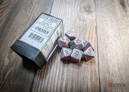 CHX25320 - Chessex: Speckled Granite Polyhedral 7-Dice Set