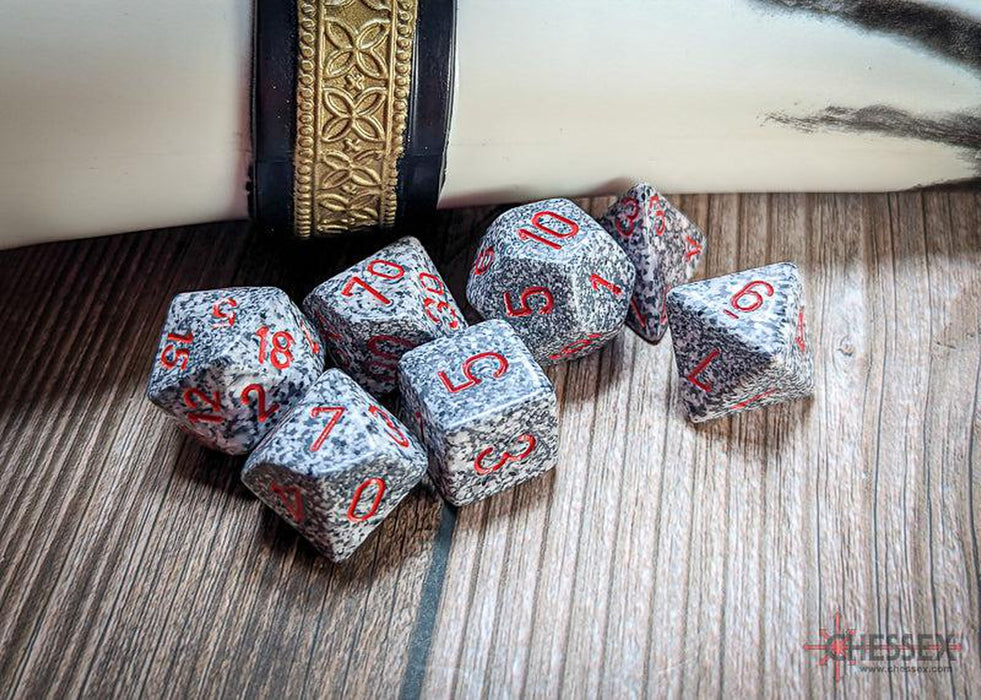 CHX25320 - Chessex: Speckled Granite Polyhedral 7-Dice Set
