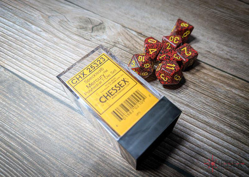 CHX25323 - Chessex: Speckled Mercury Polyhedral 7-Dice Set