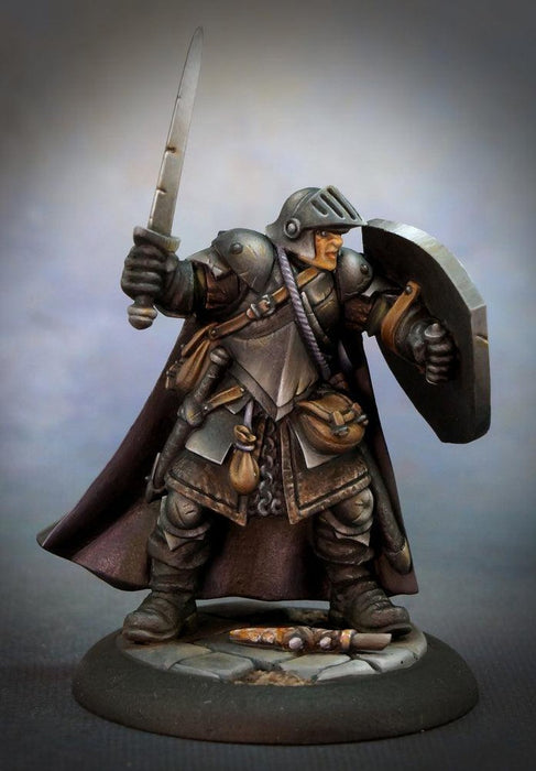 RPR07002 - Reaper Miniatures: Baran Blacktree | Human Fighter