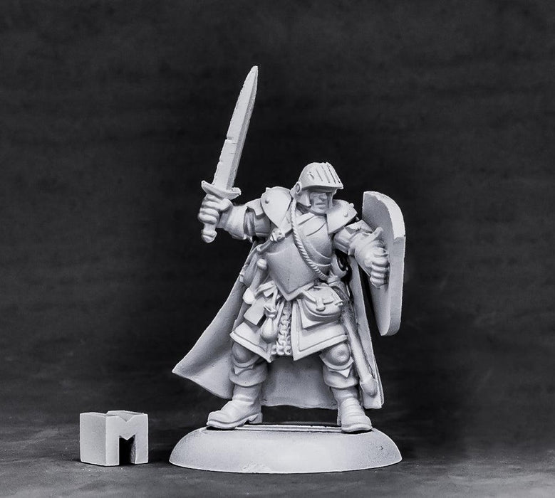 RPR07002 - Reaper Miniatures: Baran Blacktree | Human Fighter