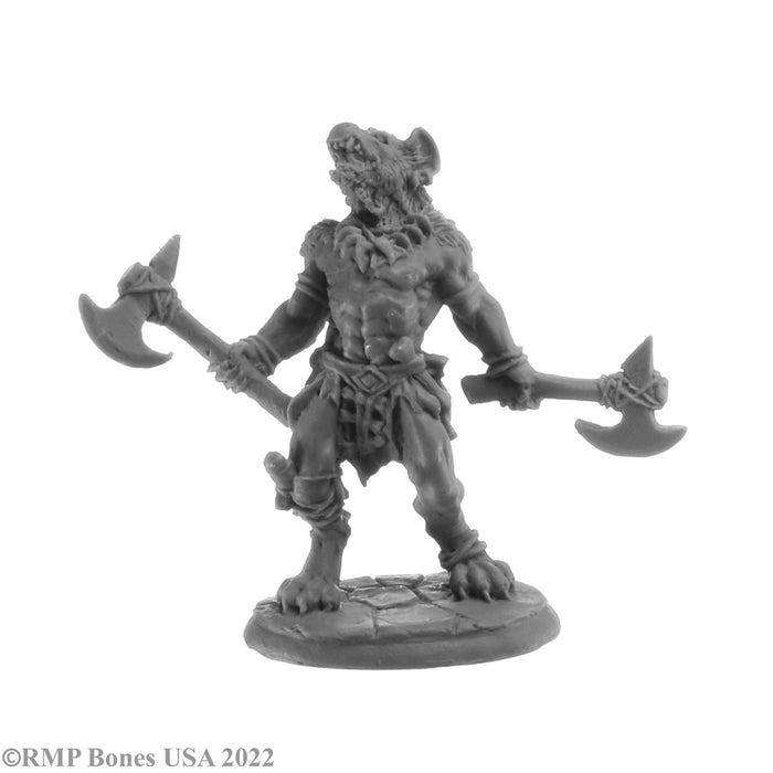 RPR07059 - Reaper Miniatures: Blackmane Gnoll | Gnoll Barbarian