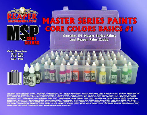 RPR09952 - Reaper Miniatures: Master Series Paints Core | Colors Basics