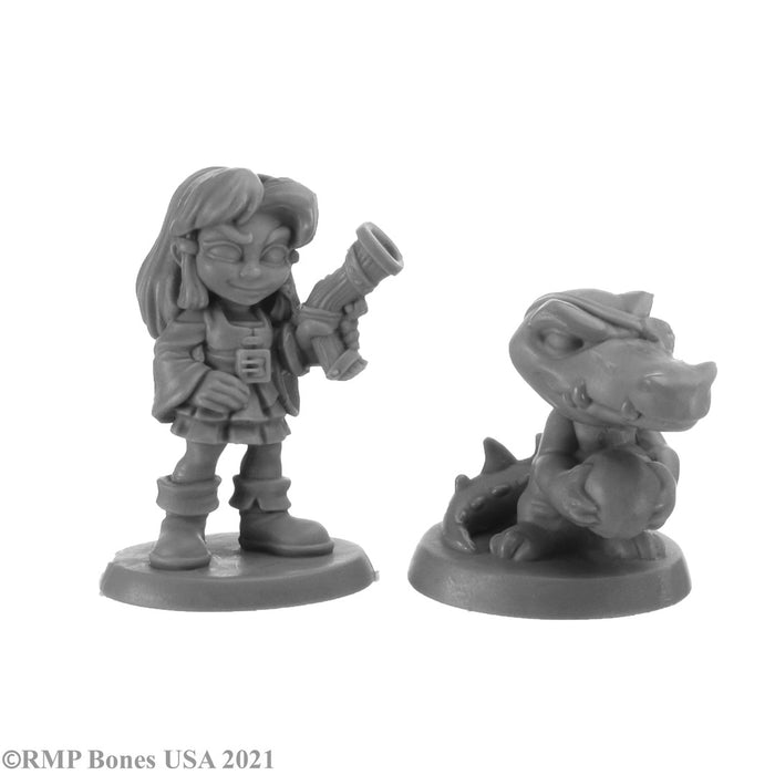 RPR30050 - Reaper Miniatures: Jewels Crossbones | Halfling Ranger
