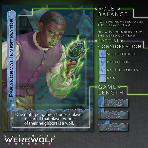 Ultimate Werewolf: Bonus Roles | Board Game Expansion