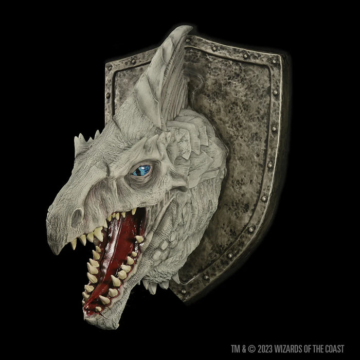White Dragon Trophy Plaque | D&D Replicas of the Realms | Foam Replica
