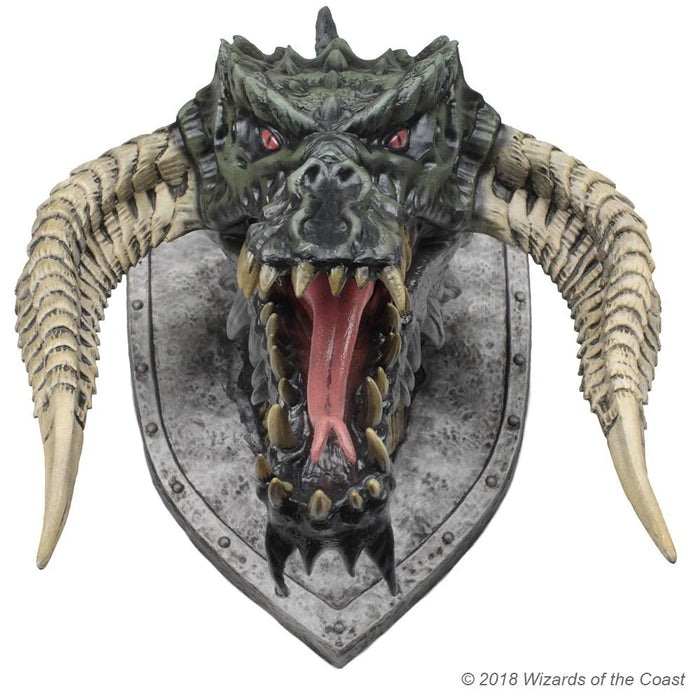 Black Dragon Trophy Plaque | D&D Replicas of the Realms | Foam Replica