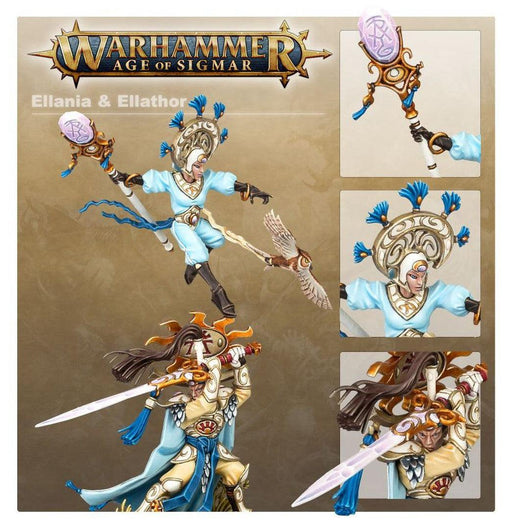 Warhammer AoS | Lumineth Realm-Lords: Ellania and Ellathor