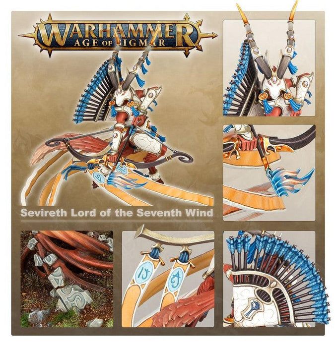 Warhammer AoS | Lumineth Realm-Lords: Sevireth, Lord of the Seventh Wind