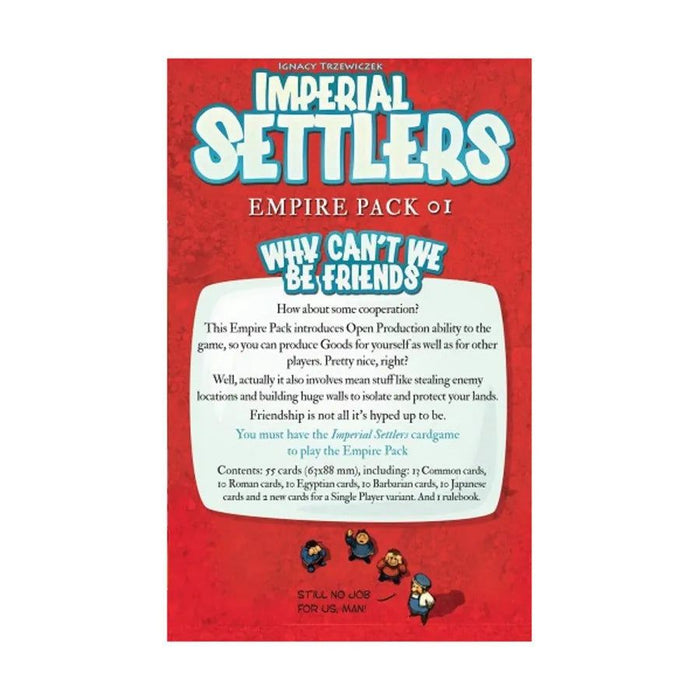 Why Can't We Be Friends | Imperial Settlers | Board Game Expansion