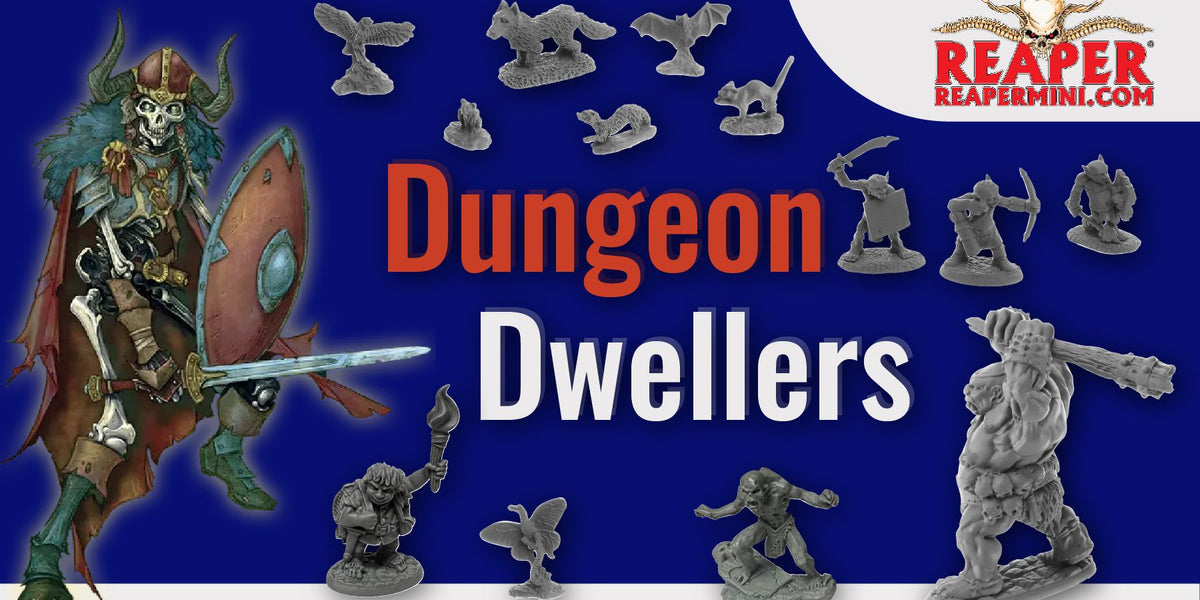 Goblin Schermagliatori Reaper Miniatures Bones REM07045 Per D&D - Mostri Con Armi