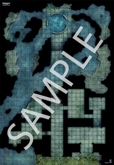 Bigger Flooded Dungeon | Flip-Mat | Pathfinder