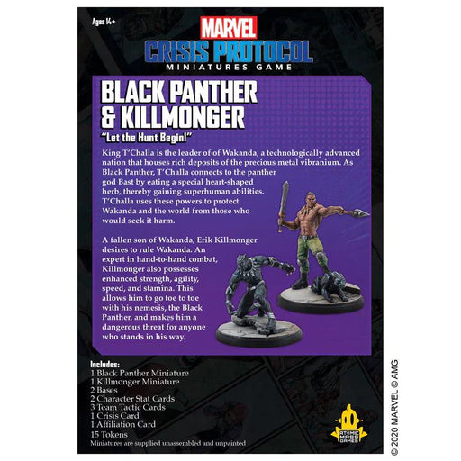 Black Panther & Killmonger | Marvel: Crisis Protocol | Character Pack