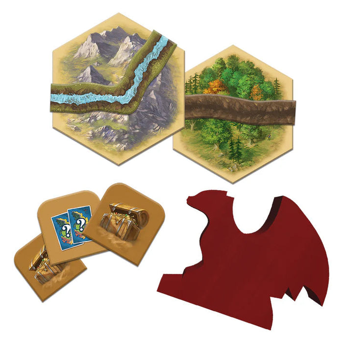 CATAN: Treasure, Dragons, & Adventure | Board Game Expansion