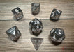 CHX23078 - Chessex: Translucent Smoke/white Polyhedral 7-Dice Set