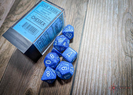 CHX25306 - Chessex: Speckled Water Polyhedral 7-Dice Set