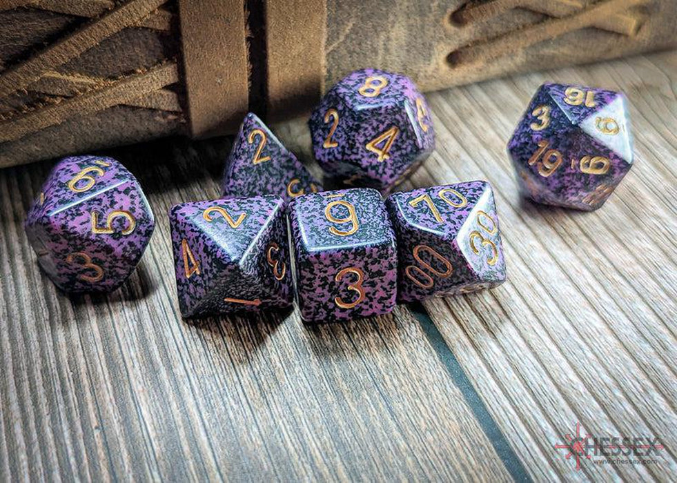 CHX25317 - Chessex: Speckled Hurricane Polyhedral 7-Dice Set