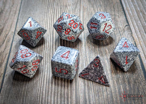 CHX25320 - Chessex: Speckled Granite Polyhedral 7-Dice Set