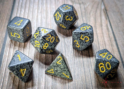 CHX25328 - Chessex: Speckled Urban Camo Polyhedral 7-Dice Set