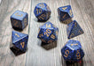 CHX25337 - Chessex: Speckled Golden Cobalt Polyhedral 7-Dice Set