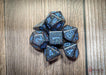 CHX25338 - Chessex: Speckled Blue Stars Polyhedral 7-Dice Set