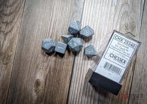 CHX25340 - Chessex: Speckled Hi-Tech Polyhedral 7-Dice Set