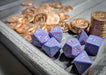 CHX25347 - Chessex: Speckled Silver Tetra Polyhedral 7-Dice Set