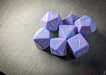 CHX25347 - Chessex: Speckled Silver Tetra Polyhedral 7-Dice Set