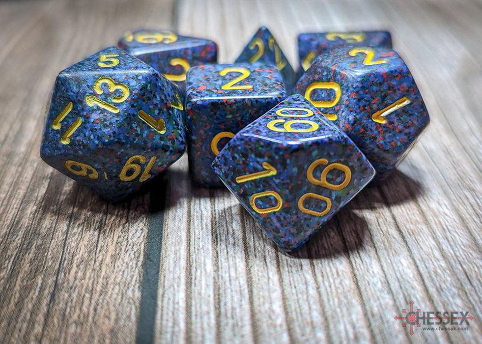 CHX25366 - Chessex: Speckled Twilight Polyhedral 7-Dice Set