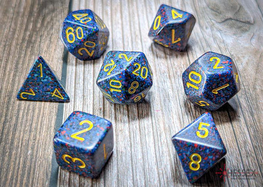 CHX25366 - Chessex: Speckled Twilight Polyhedral 7-Dice Set