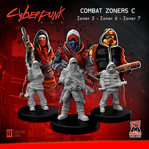 Combat Zoners C | Cyberpunk RED | Miniatures