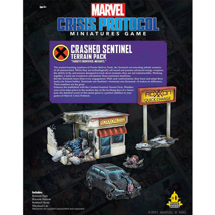 Crashed Sentinel Terrain Pack | Marvel: Crisis Protocol