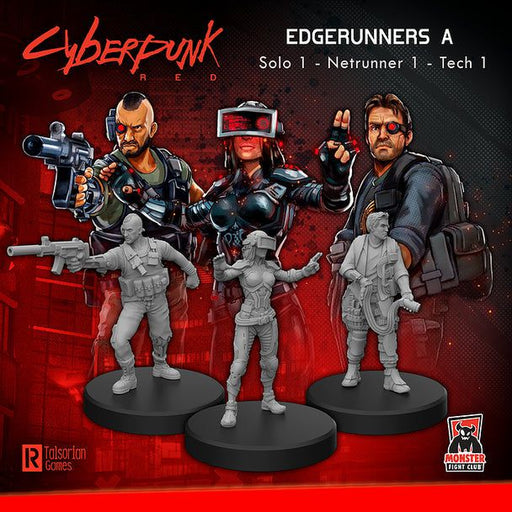 Edgerunners A | Cyberpunk RED | Miniatures