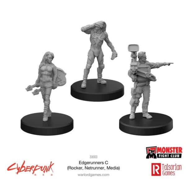 Edgerunners C | Cyberpunk RED | Miniatures