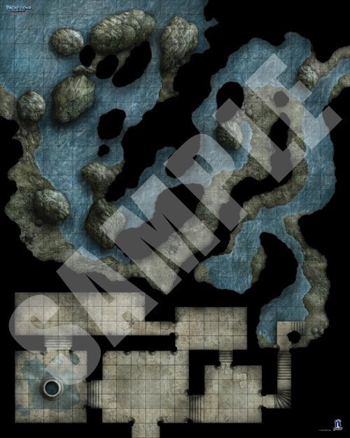 Flooded Dungeon | Flip-Mat | Pathfinder