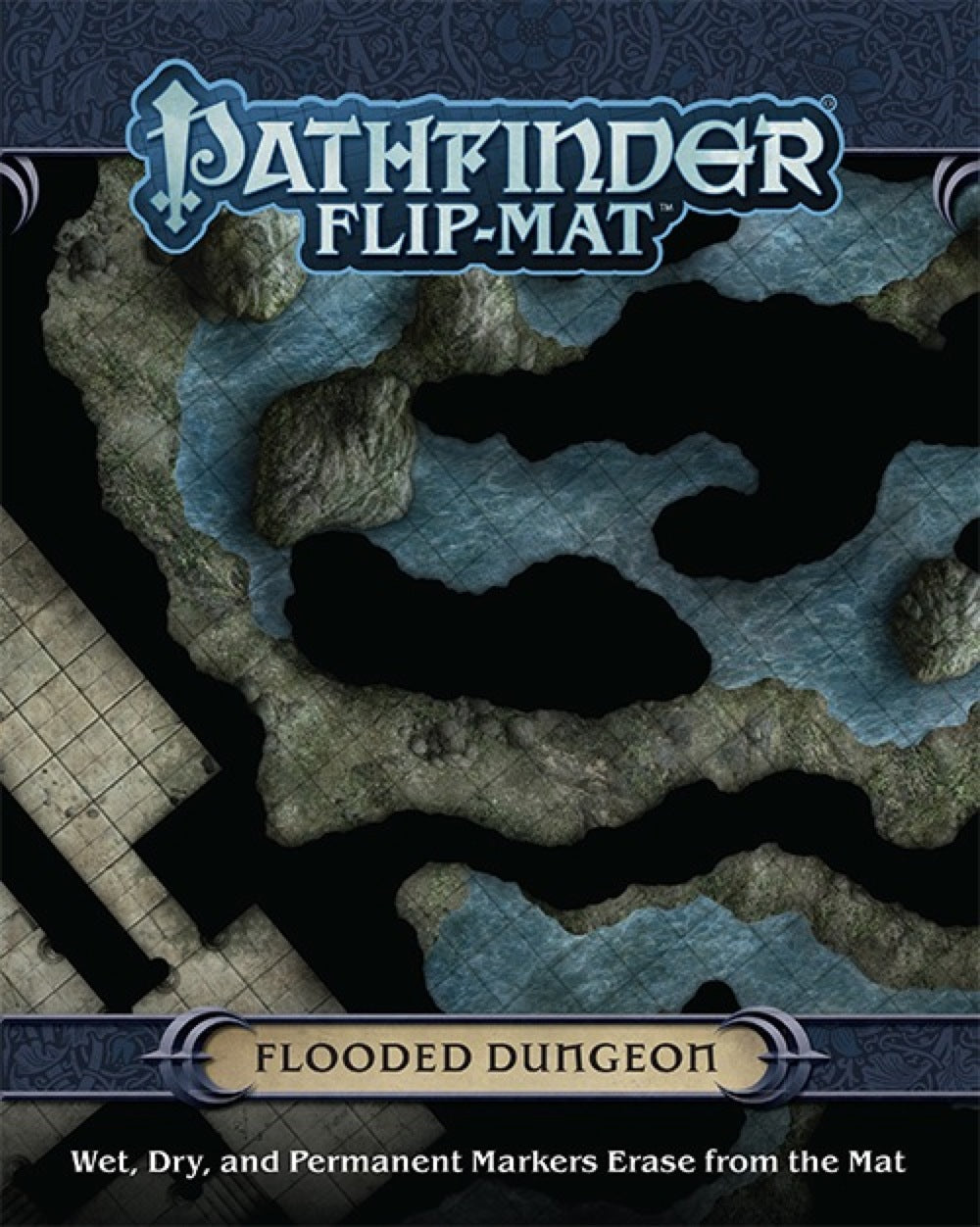 Flooded Dungeon | Flip-Mat | Pathfinder – Blugee