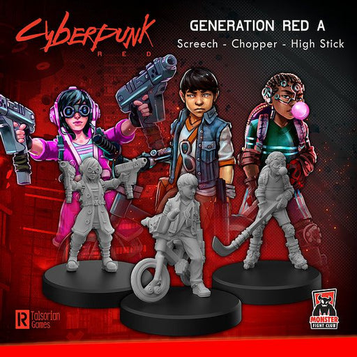 Generation Red A | Cyberpunk RED | Miniatures