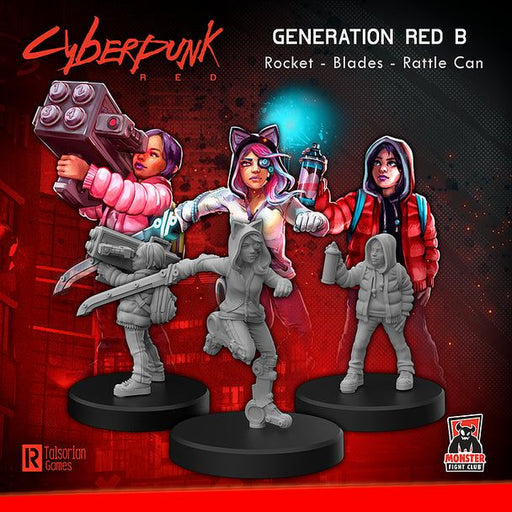Generation Red B | Cyberpunk RED | Miniatures