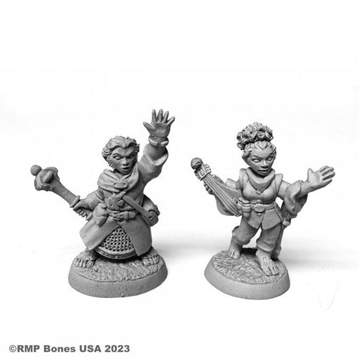 RPR07103 - Reaper Miniatures: Halfling Cleric | Halfling Bard