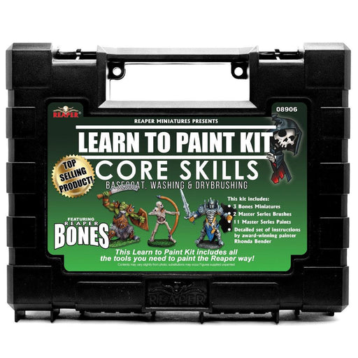 RPR08906 - Reaper Miniatures: Learn to Paint Kit | Core Skills