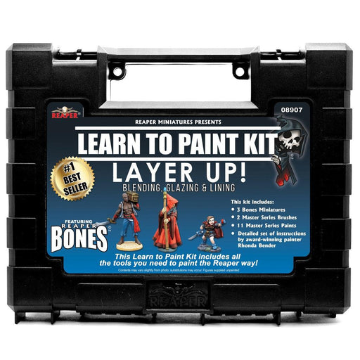 RPR08907 - Reaper Miniatures: Learn to Paint Kit | Layer Up!