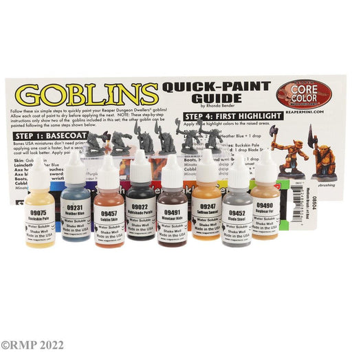 RPR09914 - Reaper Miniatures: Learn to Paint: Goblins | Quick-Paint Kit