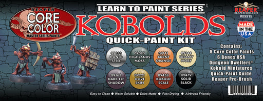 RPR09915 - Reaper Miniatures: Learn to Paint: Kobolds | Quick-Paint Kit