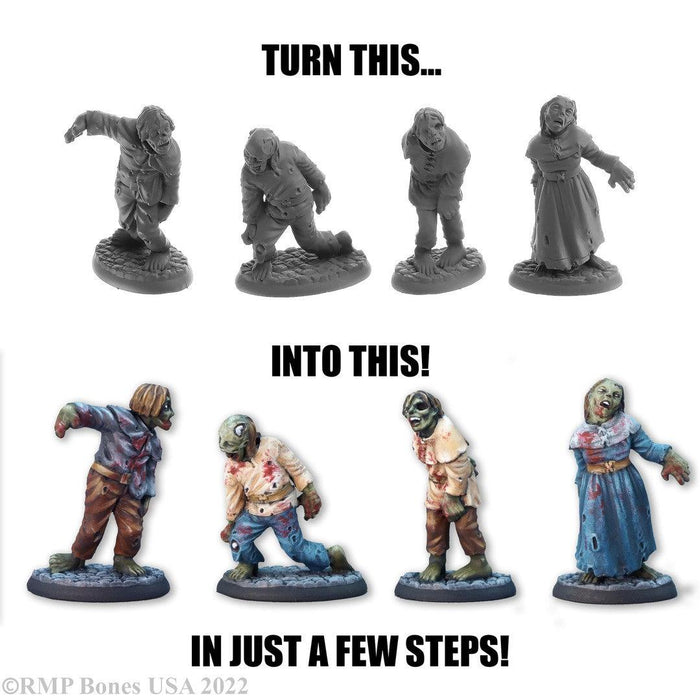 RPR09916 - Reaper Miniatures: Learn to Paint: Zombies | Quick-Paint Kit