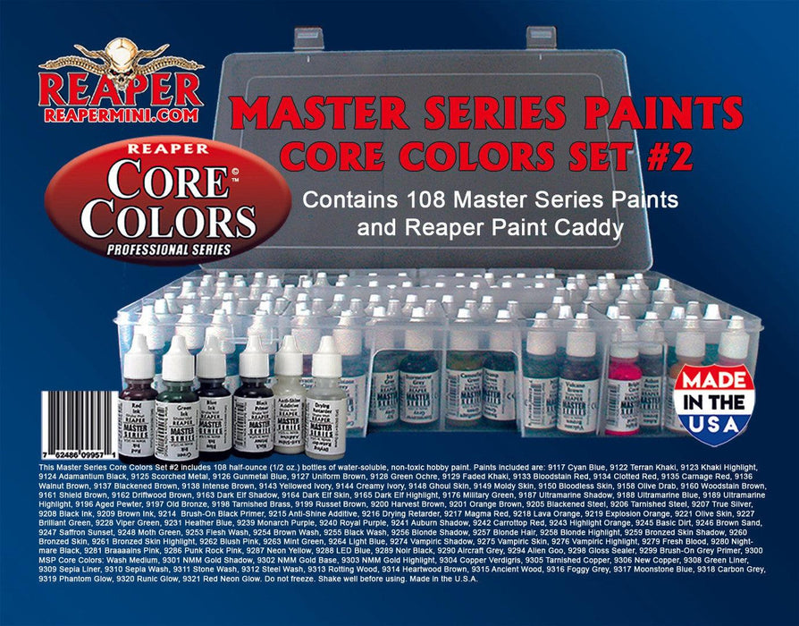 RPR09957 - Reaper Miniatures: Master Series Paints Core | Set #2