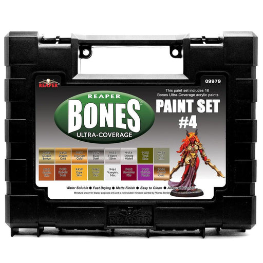 RPR09979 - Reaper Miniatures: MSP Bones Ultra-Coverage Paints: | Set #4